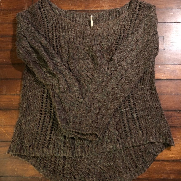 Slouchy Off Shoulder Sweater - Picture 1 of 4